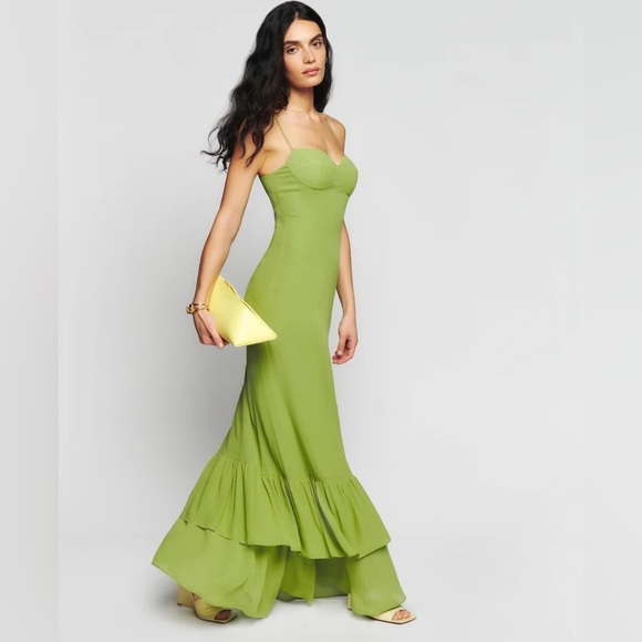 Reformation Dresses & Skirts - Reformation Fallon Maxi Dress in Green
